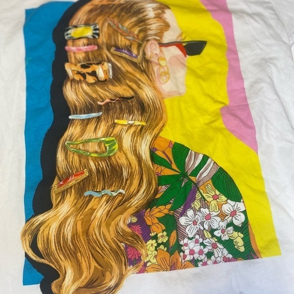 Zara hair style graphic tee M - Picture 2 of 5